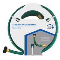 Home Plus 5/8 in. Dia. x 75 ft. L Light-Duty Green Vinyl Hose (Pack of 3)