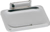 Decko Chrome Silver Steel Soap Dish