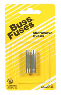 Bussmann 20 amps Fast Acting Microwave Fuse 2 pk