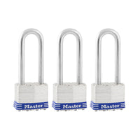 Master Lock 4-11/16 in. H X 1-3/4 in. W Laminated Steel Double Locking Padlock Keyed Alike