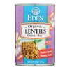 Eden Foods Organic Lentils with Onion and Bay Leaf - Case of 12 - 15 oz.