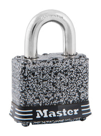 Master Lock 1-5/16 in. H X 1 in. W X 1-9/16 in. L Steel Double Locking Padlock