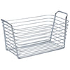 iDesign Classico 13.5 in. L X 7.5 in. W X 7 in. H Silver Wire Basket