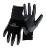 Boss JobMaster Men's Indoor/Outdoor High Dexterity Palm Gloves Black/Gray XL 1 pair