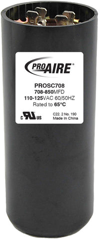 Perfect Aire ProAire 708-850 MFD 250 V Round Start Capacitor