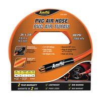 Amflo 25 ft. L X 3/8 in. D Polyvinyl Air Hose 300 psi Orange