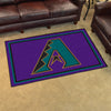 MLB - Arizona Diamondbacks Retro Collection 4ft. x 6ft. Plush Area Rug - (1998)