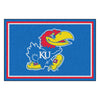 University of Kansas 5ft. x 8 ft. Plush Area Rug