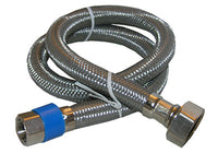 Lasco 3/8 in. Compression X 1/2 in. D FIP 48 in. Braided Stainless Steel Faucet Supply Line