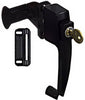 National Hardware Satin Black Cast Metal Push Button Latch (Pack of 3)