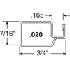 Prime-Line Aluminum .025 in. W x 146 in. L Screen Frame 1 pk (Pack of 40)