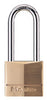 Master Lock 140DLH 1-1/4 in. H X 5/16 in. W X 1-9/16 in. L Brass 4-Pin Tumbler Padlock