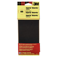 3M Imperial 9 in. L X 3-2/3 in. W 600 Grit Silicon Carbide Sanding Sheet 10 pk