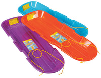 Emsco Plastic Diamond Polished Bottom Assorted Snow Twin Toboggan 47.5 x 18 x 3.8 in. (Pack of 12)