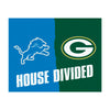 NFL House Divided - Lions / Packers House Divided Rug