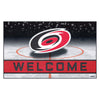 NHL - Carolina Hurricanes Rubber Door Mat - 18in. x 30in.