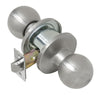 Tell Empire Satin Stainless Steel Passage Lockset 1-3/4 in.