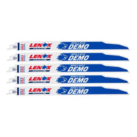 LENOX DEMOWOLF 12 in. Bi-Metal Reciprocating Saw Blade 6 TPI 5 pk