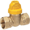 B & K Mueller ProLine 200 PSI Chrome Plated Brass 1/4-Turn FIP Gas Ball Valve 1/2 x 1/2 FPT Dia. in.