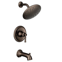 Oil rubbed bronze Posi-Temp(R) tub/shower