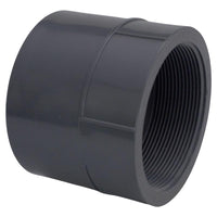 Charlotte Pipe Schedule 80 1-1/2 in. Slip X 1-1/2 in. D Slip PVC Coupling 1 pk