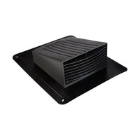 Dundas Jafine 3.75 in. W X 3.75 in. L Black Plastic Exterior Vent Hood