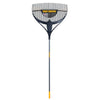 True Temper 73.25 in. 26 Tine Poly Leaf Rake Steel Handle