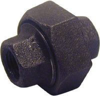 BK Products 3/8 in. FIPx 3/8 in. Dia. FIP Black Malleable Iron Union (Pack of 5)