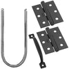 National Hardware V90 Series Galvanized Black Steel Screen/Storm Door Hardware Set 1 pk