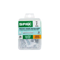 SPAX PowerTrim No. 8 Label X 2 in. L Star Trim Head Trim Screws 0.64 lb 100 pk