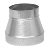 Imperial Gray Crimp On Large End Galvanized Steel Furnace Pipe Reducer and Increaser 10 x 8 Dia. in. 26 ga.