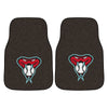 MLB - Arizona Diamondbacks Snake Carpet Car Mat Set - 2 Pieces