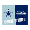 NFL House Divided - Cowboys / Seahawks House Divided Rug