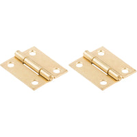 V518 1-1/2" Hinge NRP 2/pk - Polished Brass