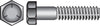 Hillman 1/4 in. D X 2-1/2 in. L Heat Treated Zinc Steel Hex Head Cap Screw 100 pk