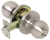 Tell Cortland Satin Chrome Storeroom Lockset 1-3/4 in.