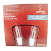 Celebrations Twinkle Incandescent Replacement Bulb Clear 2 lights Green (Pack of 25)