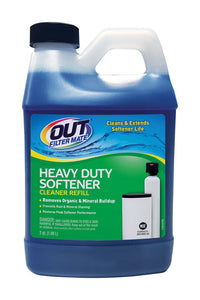 OUT Filter Mate Water Softener Cleaner Refill Liquid 64 oz (Pack of 4).