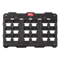 Milwaukee PACKOUT SHOP STORAGE Garage Organizer Large Wall Mounted Plate Black/Red