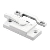 Prime-Line Painted White Diecast Vinyl Window Sash Lock 1 pk