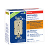 Leviton SmartlockPro 15 amps 125 V Duplex Ivory GFCI Outlet 5-15R 3 pk