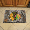 NHL - Chicago Blackhawks Camo Rubber Scraper Door Mat