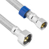 Lasco 3/8 in. Compression X 1/2 in. D FIP 20 in. Braided Stainless Steel Faucet Supply Line