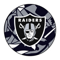 NFL - Las Vegas Raiders XFIT Roundel Rug - 27in. Diameter