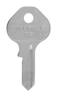 Hillman Padlock Universal Key Blank Single (Pack of 10).