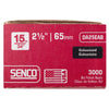 Senco 2-1/2 in. 15 Ga. Angled Strip Galvanized Finish Nails 34 deg 3000 pk