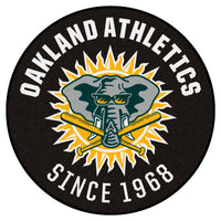 MLB - Oakland Athletics Retro Collection Roundel Rug - 27in. Diameter - (2000)