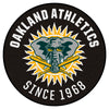 MLB - Oakland Athletics Retro Collection Roundel Rug - 27in. Diameter - (2000)