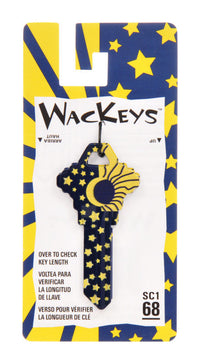 Hillman Wackey Sun & Moon House/Office Universal Key Blank Single (Pack of 6).