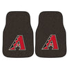 MLB - Arizona Diamondbacks Carpet Car Mat Set - 2 Pieces